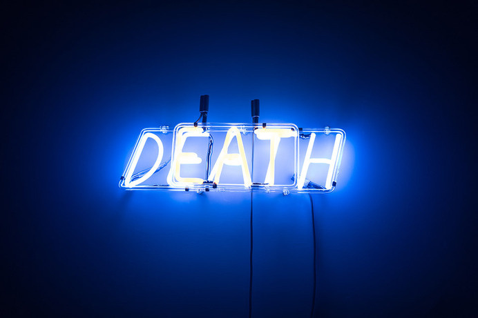 #death #neon #installation