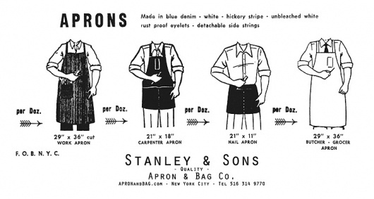 Stanley & Sons #aprons