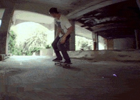 R U N W I T H T H E G O L D E N W O L F #animation #skate #gif