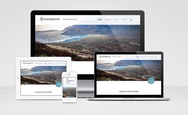 Wanderlust : Free Travel Blog WordPress Theme