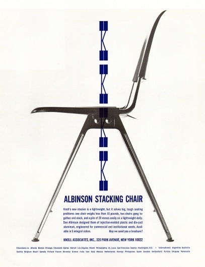 All sizes | Knoll Ad 1965 | Flickr - Photo Sharing! #chairs