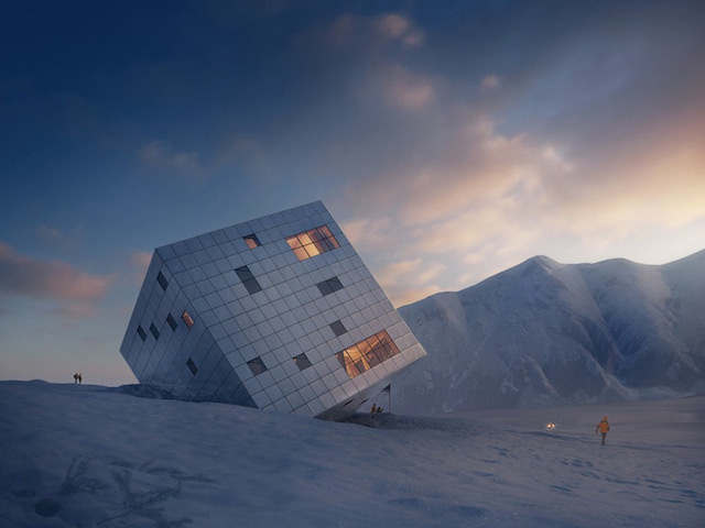 0-Stunning Cube Hut Project by lAtelier 8000 #cabin