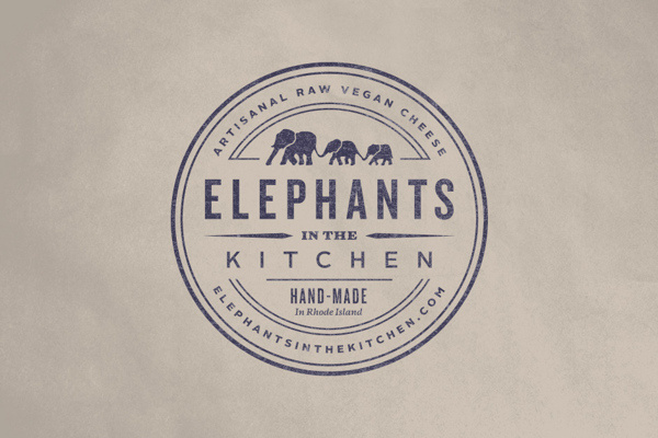 Elephants in the Kitchen on Behance #logo