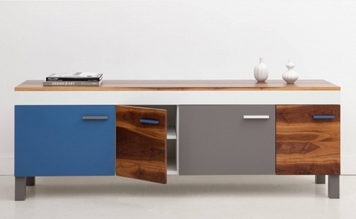 campsite #vase #cabinet #wood #furniture #minimal #blue