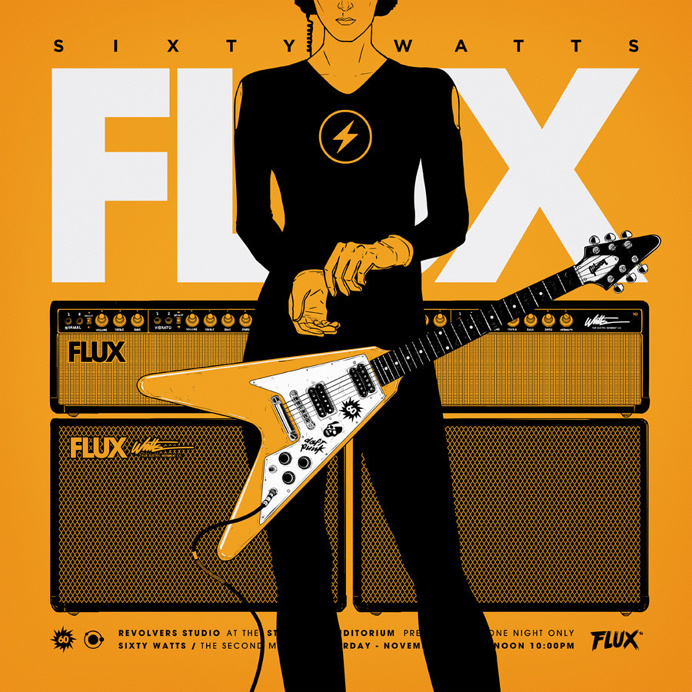 silence television guitar yellow
