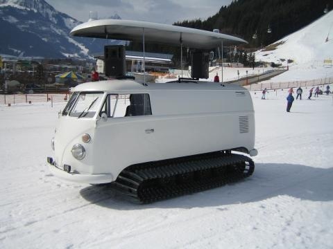 van2 Snow tracks from VW van photo #tracks #van #vw #snow