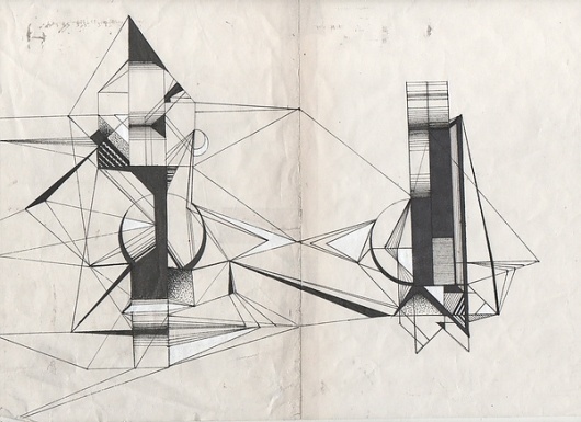 Geometric minimal | Illustration on the Behance Network #lines #illustration #geometry #drawing