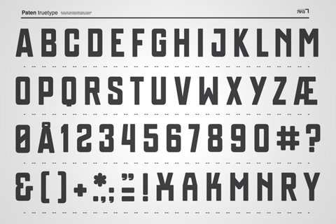 FFFFOUND! | PATEN.OTF on the Behance Network #typography #alphabet #font #angles