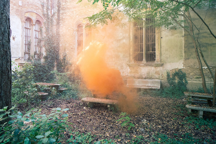 Colorful Smoke in European Landscapes