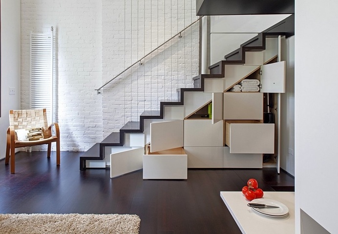 Manhattan MicroLoft – Radical Transformation of a Tiny Apartment