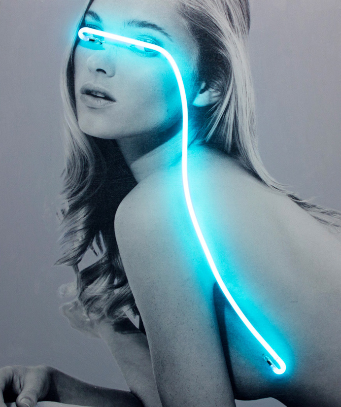 Neon Lights and B&W Photography in Javier Martín's "Blindness Collection"