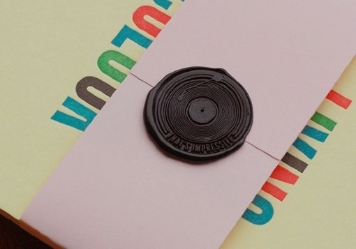 Design Work Life » Kerr Vernon: That's Impressive Print Promotion #promtional #packaging #print #design #letterpress #color #record #seal #wax