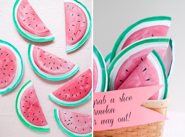 Watermelon Favors DIY | Oh Happy Day! #yourself #favours #do #it #paper #party