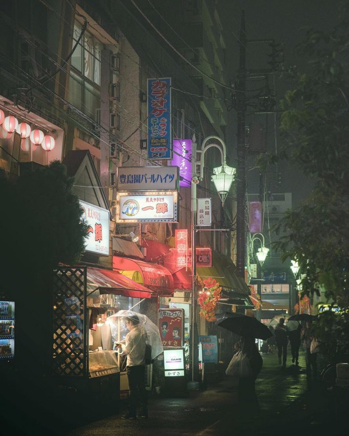 Cyberpunk and Cinematic Street Photography in Tokyo by Takaaki Ito