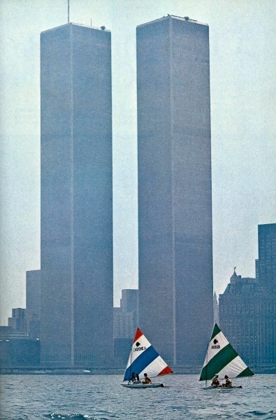 vintagenatgeographic: National Geographic, January 1978 #geographic #nat #towers #sailing #twin #geo #1978 #national