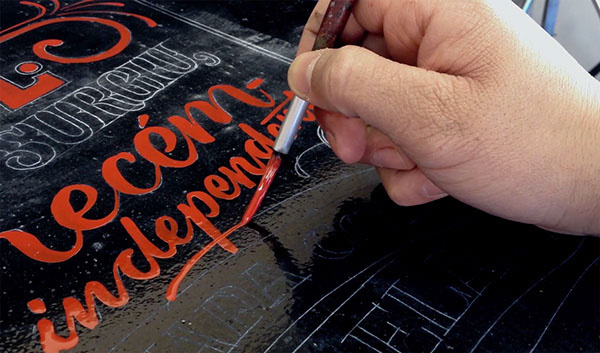 Sol. Sign Painting.