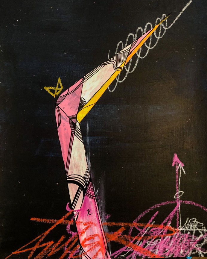 *Awaiting by Jova Durán

Acrylic & Oil Pastels on Acrylic Paper
12"x16" in. 
c. 2020

#elgrafista #collageartist #painting #mixedmedia #mixedmediaartist #acrylicpainting #art 