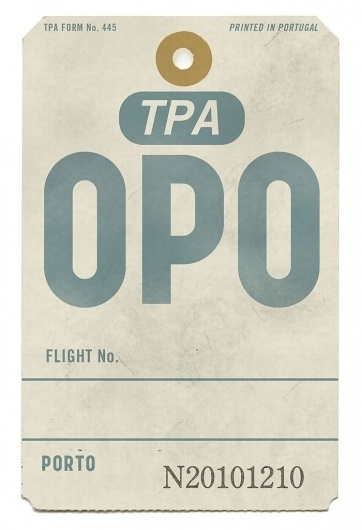 All sizes | Porto • Luggage Label | Flickr - Photo Sharing! #type #label #typography