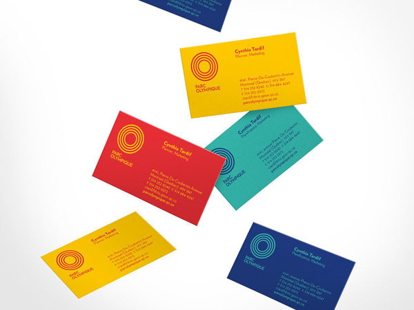 Parc Olympique #geometry #card #identity #business