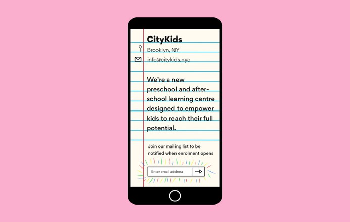 City Kids Mobile Holding Page