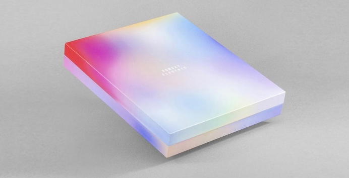 bombay electric colorful packaging color fade branding visual corporate identity fashion box minimal luxury deluxe design inspiration by des