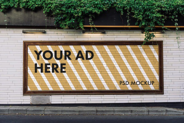 Advertising Billboard Mockup