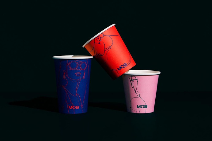 Mob Camberwell Branding - Mindsparkle Mag Pop & Pac from Australia created another beautiful branding for MOB draws a crowd with its irresistibly rebellious charm. #logo #identity #branding #design #color #photography #graphic #design #gallery #blog #project #mindsparkle #mag #beautiful #portfolio #designer