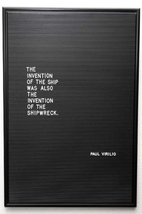 The invention of the shipwreck. #asd