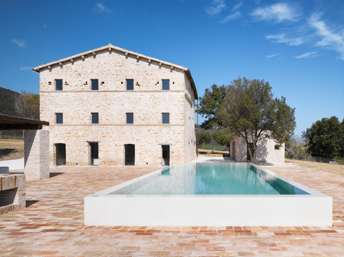 Casa Olivi Treia Italy Wespi de Meuron enironement architecture swimming pool italy house interior design inspiration by www.mindsparklemag.