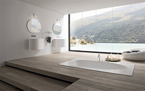 For the Record, archiphile: via trendir #interior #design #infloor #bathtub
