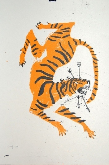 trous | marion jdanoff #print #art #illustration