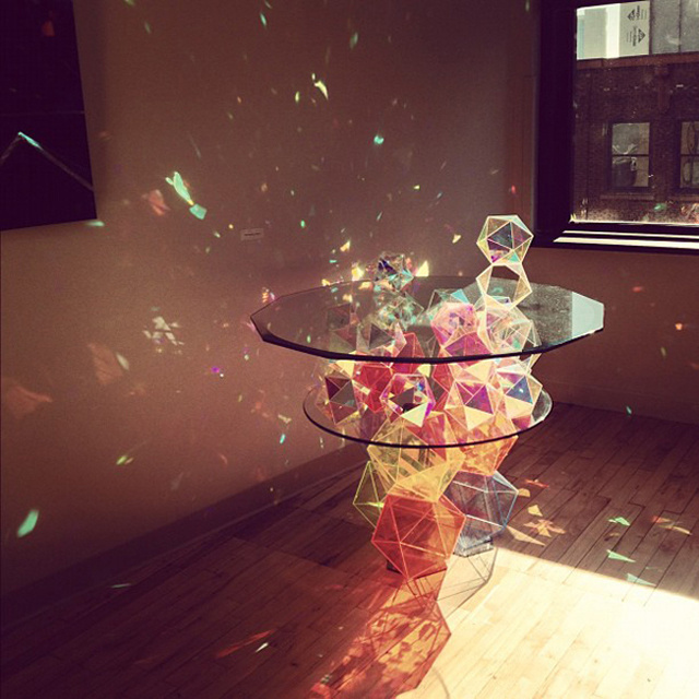 Sparkle Geometric Table by John Foster #interior #table #geometric