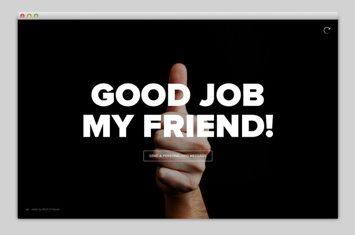 Websites We Love — Showcasing The Best in Web Design #agency #fuck #you #design #messahe #hand #best #website #ui #fingers #send #minimal #webdesign #web #typography