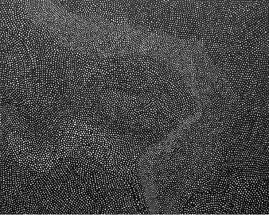 Yayoi Kusama, Steven Parrino, Anselm Reyle - March 13 - April 19, 2008 - Gagosian Gallery #yayoi #kusama #black #2007 #art