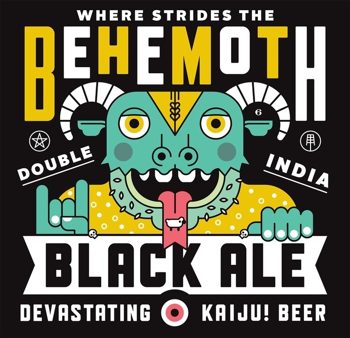 Kaiju Beer #beer #branding