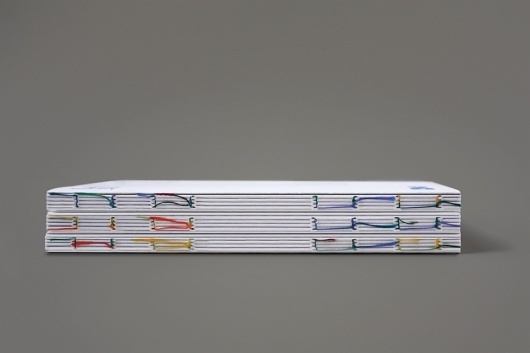 Visual Laus 2010 #binding #white #color #spines #chinese