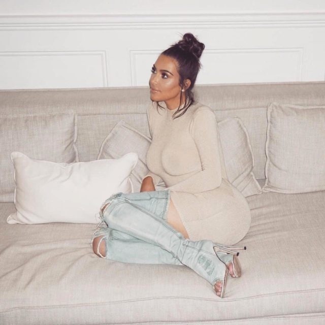 Kim Kardashian on Snapchat