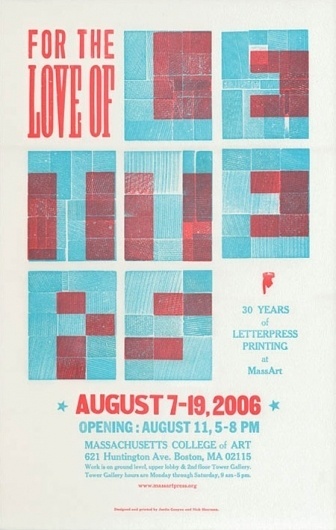 Celebration Of Vintage and Retro Design | Smashing Magazine #letters #white #red #print #letterpress #poster #blue #typography