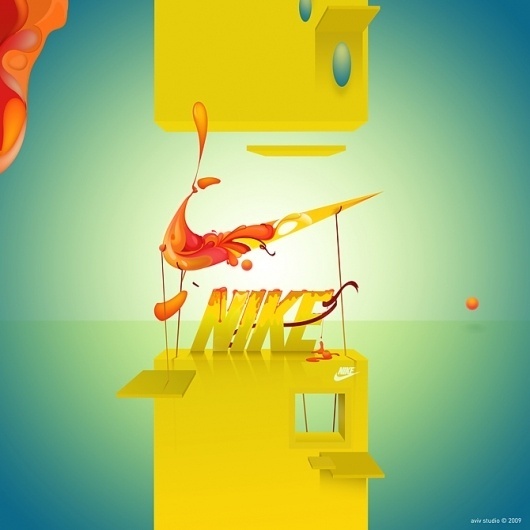Aviv Studio™ #luis #design #tel #digital #illustration #nike #aviv #art #mahasesen #torres #miguel