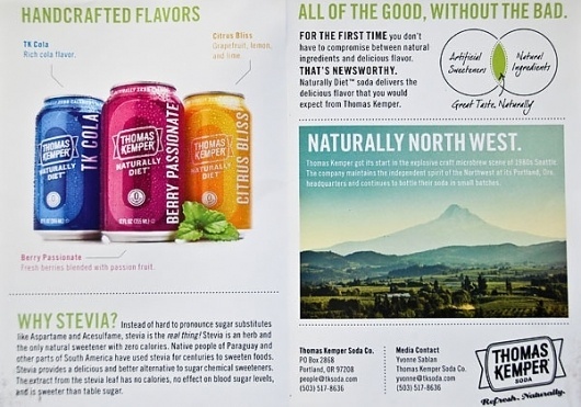 Thomas Kemper Naturally Diet Zero Calorie Soda | The World of Beverage Drink #adv #pack