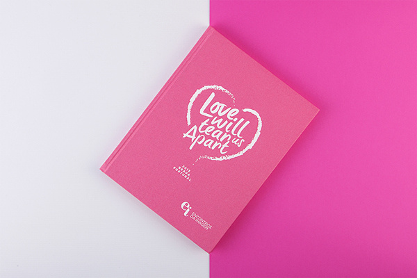 Encontros da Imagem '13 - Love Will Tear us Apart on Behance #pink #design #book #photography #pantone #joy #division #love #neon