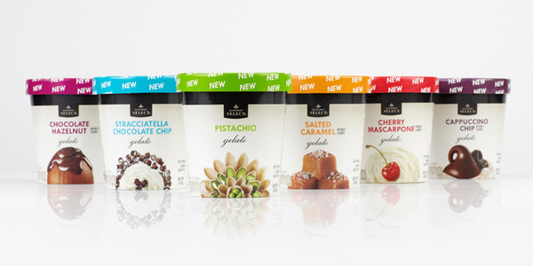 Safeway Select® Gelato The Dieline #packaging #food