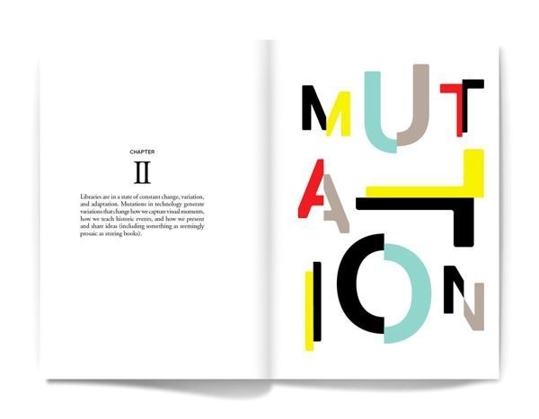 University of Virginia Library Annual Report by Matt Chase, via Behance #design