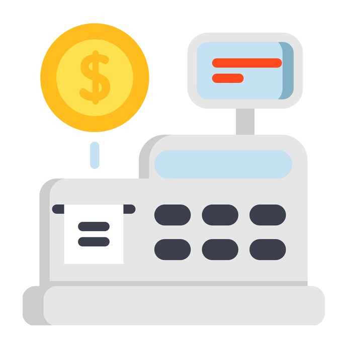 See more icon inspiration related to cashbox, shop, payment, commerce and shopping, store, commerce, shopping and business on Flaticon.