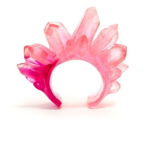 The Shiny Squirrel #pink #rock #ring