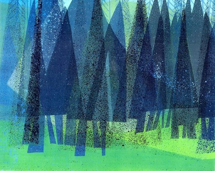 peregoy_paulbunyan_b #walt peregoy #disney #painting #background