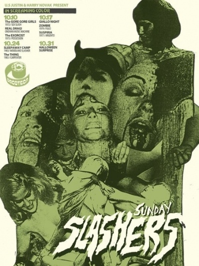 Posters : YOUNG MONSTER #young #design #sunday #illustration #poster #monster #slashers