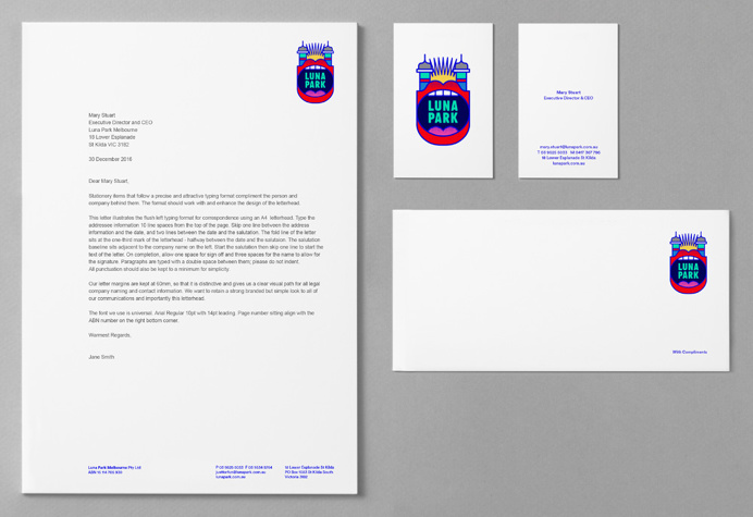 New Logo and Identity for Luna Park by SML Design