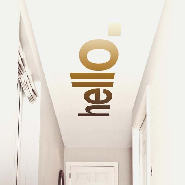 Hello Hallway Ceiling Sticker #tech #flow #gadget #gift #ideas #cool