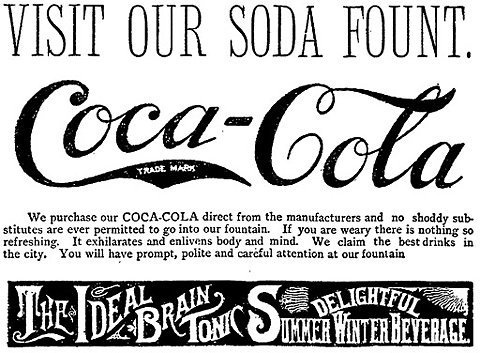 The Ideal Brain Tonic | Shorpy Historic Photo Archive #coca #cola